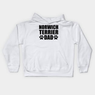 Norwich Terrier Dad Kids Hoodie